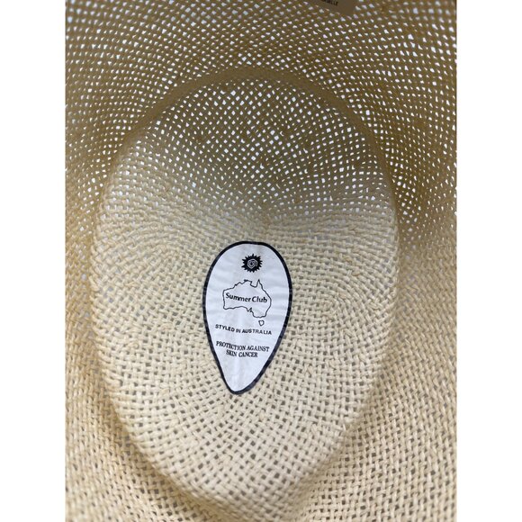 HEAD HEAD HEAD  Brim Straw Hat With Patterned Band main image 5